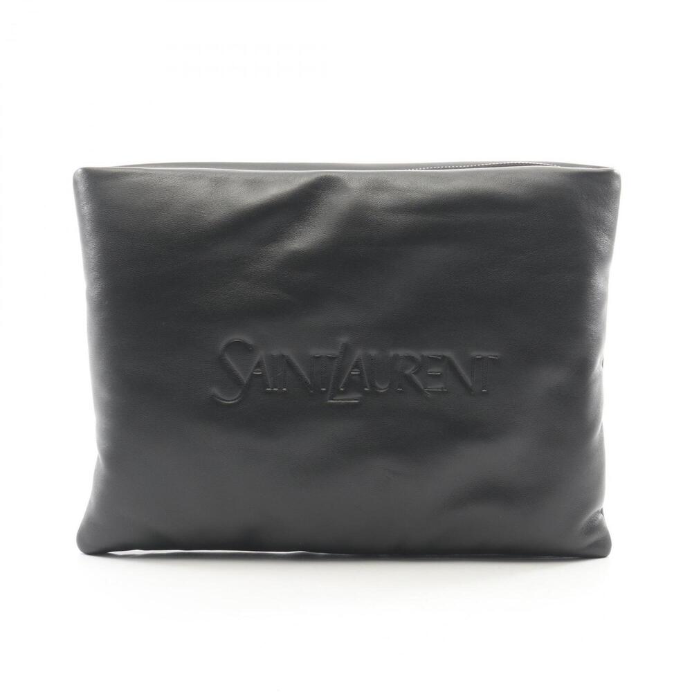 Yves Saint Laurent Saint Laurent Paris Puffy Handbag Pouch Second Bag Clutch ...